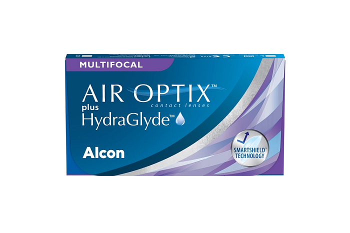 Контактные линзы AIR OPTIX plus HydraGlyde Multifocal (3 линзы)