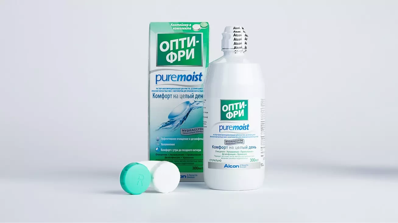 Раствор Опти-Фри PureMoist (300 ml + контейнер)