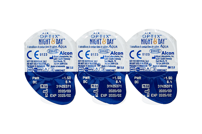 Контактные линзы AIR OPTIX Night & Day (3 линзы)