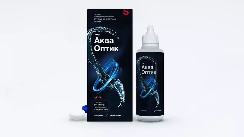 Раствор АкваОптик (120 ml + контейнер)