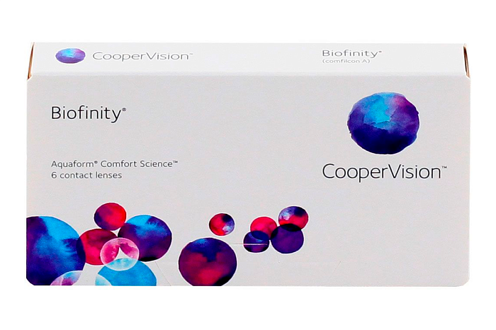Контактные линзы BIOFINITY (6 линз)