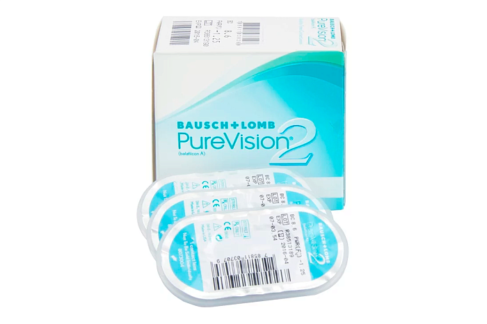 Контактные линзы PURE VISION 2 HD (6 линз)