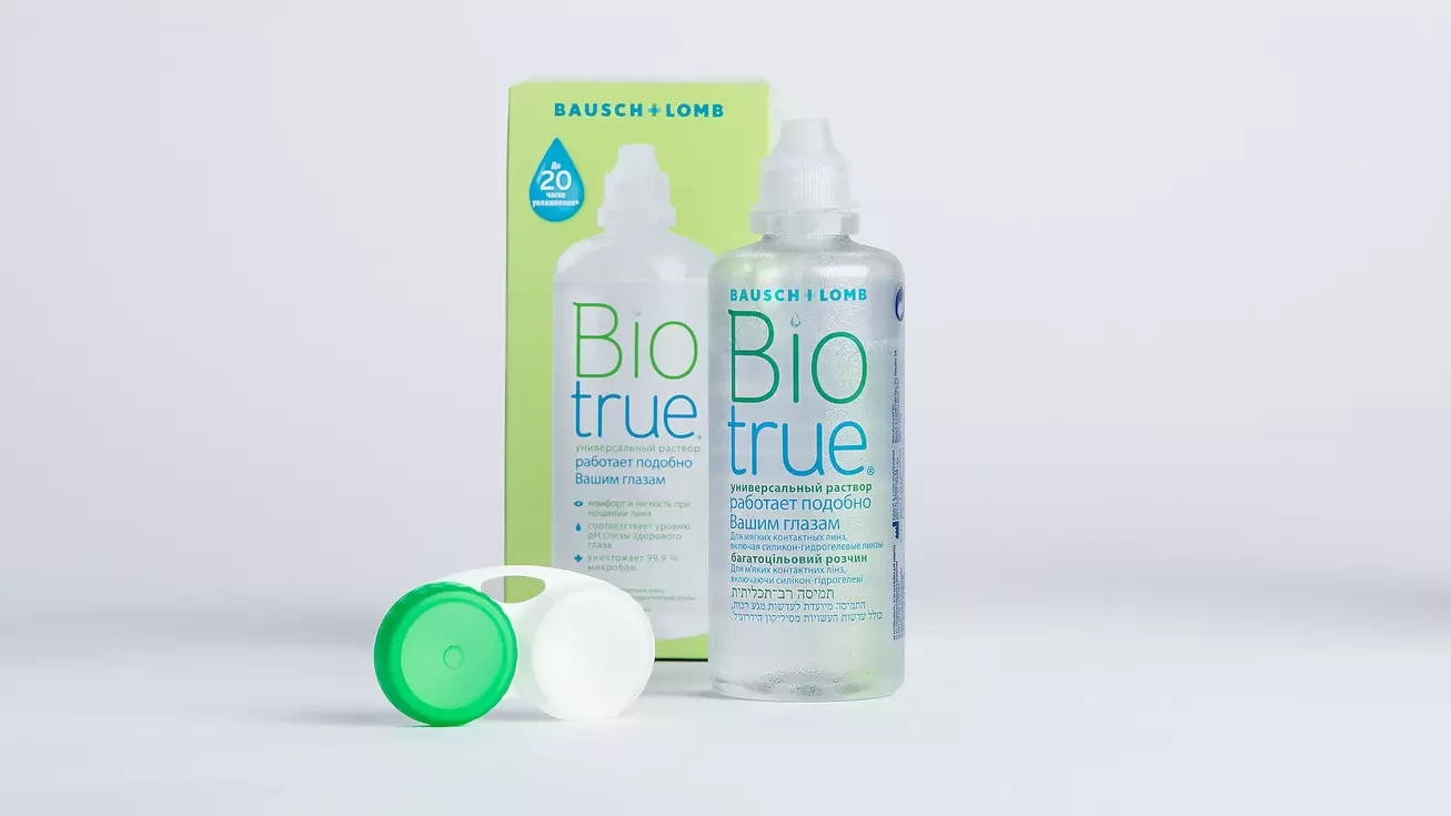 Раствор Biotrue (120 ml + контейнер)